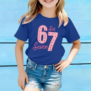 Six Seven  Graphic Print T-Shirt Boy Girl