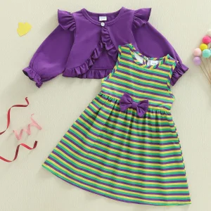 Baby Girl Floral Print Romper and Bow Headband