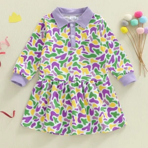 Baby Girl Mardi Gras Dress