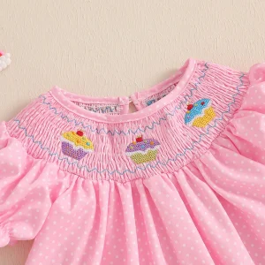 Girls Floral Print Sleeveless Dress with Bow