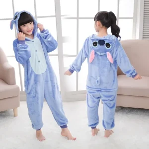 Cartoon Lilo & Stitch One-Piece Pajamas