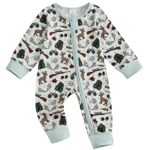 Infant Boys Fall Fashion Romper